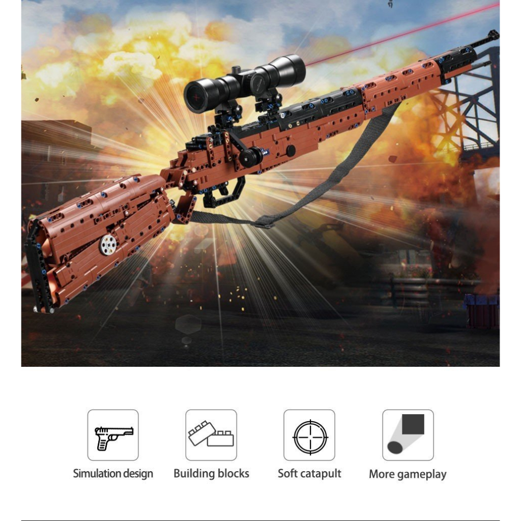 Mô hình lắp ráp Súng Karabiner K98 Cada 61010