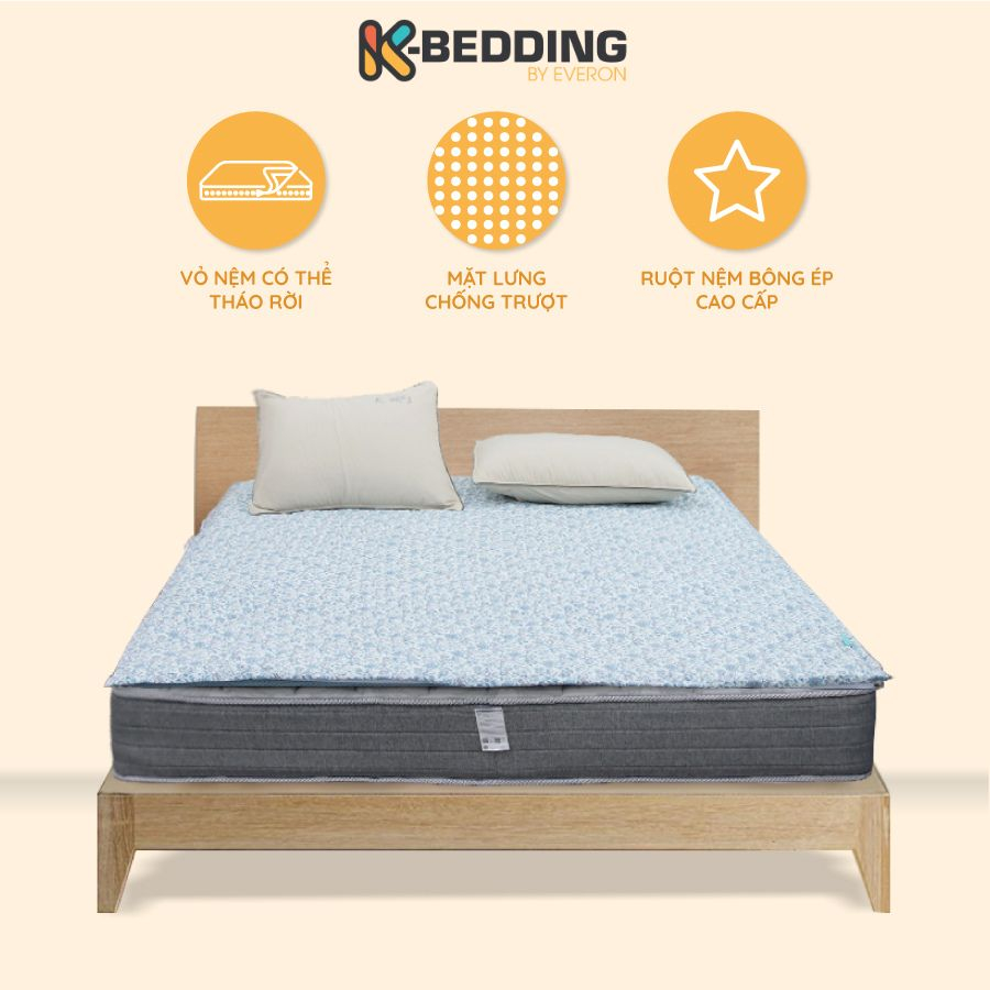 Nệm Trải Sàn Đa Năng MicroTencel K-Bedding TP306 - Giao màu ngẫu nhiên