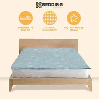 Nệm trải sàn đa năng MicroTencel K-Bedding 309 - Giao màu ngẫu nhiên
