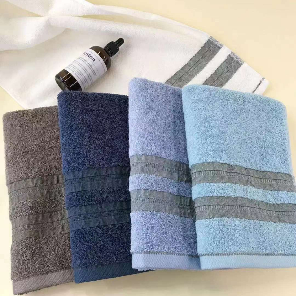 Khăn mặt , khăn tắm cotton thấm hút kích thước 35*75 cm