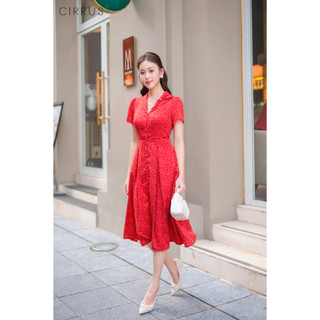 Đầm sơ mi chấm bi CIRRUS 2030010