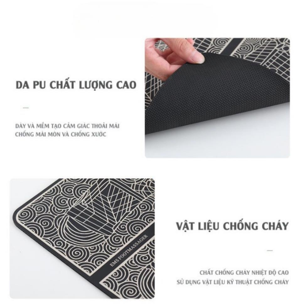 Thảm Massage Chân Xung Điện Melli Đèn Led Hiển Thị 6 Chế Độ Mát Xa Bàn Chân Giúp Lưu Thông Khí Huyết Giảm Đau Mỏi