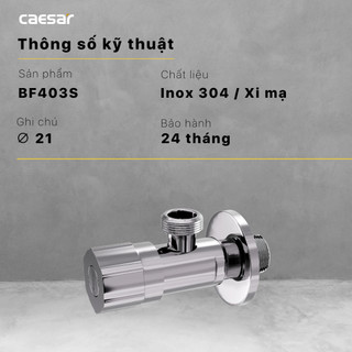 Van Khống Chế Inox - BF403S
