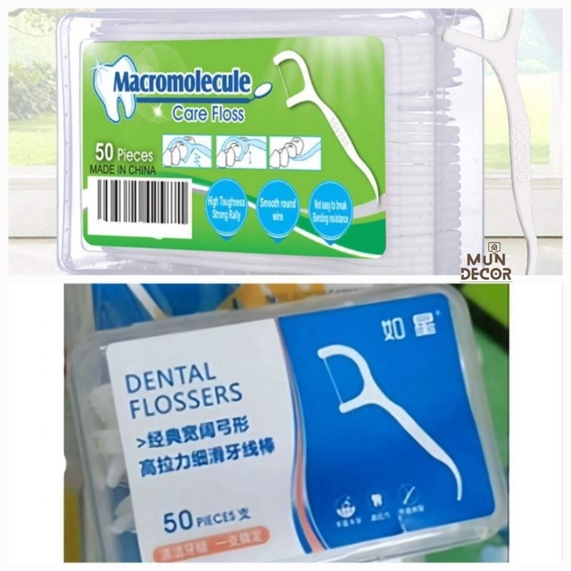 Hộp 50 Chiếc Tăm Chỉ Nha Khoa