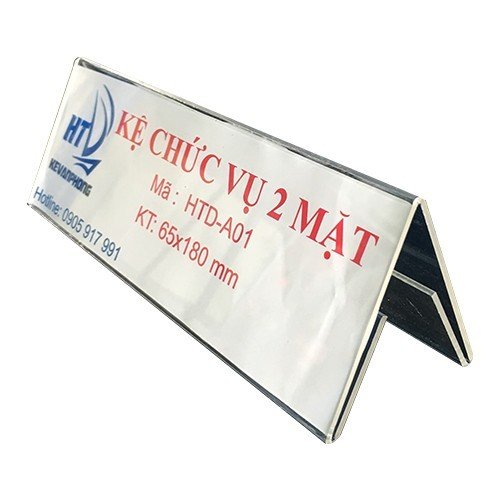 Kệ Mica Chức vụ 2 Mặt - (3 kích cỡ)