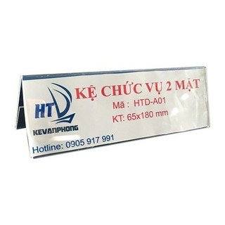 Kệ mica chức vụ 2 mặt -