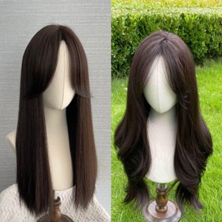 Tóc giả nữ nguyên đầu mái bay dáng xoăn lơi, thẳng. tóc giả cả đầu mái dài