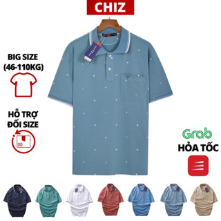 [Mẫu mới] Áo thun nam trung niên loại xịn tặng bố có túi form suông cho người lớn tuổi có big size đại Chiz/ HOẠ TIẾT