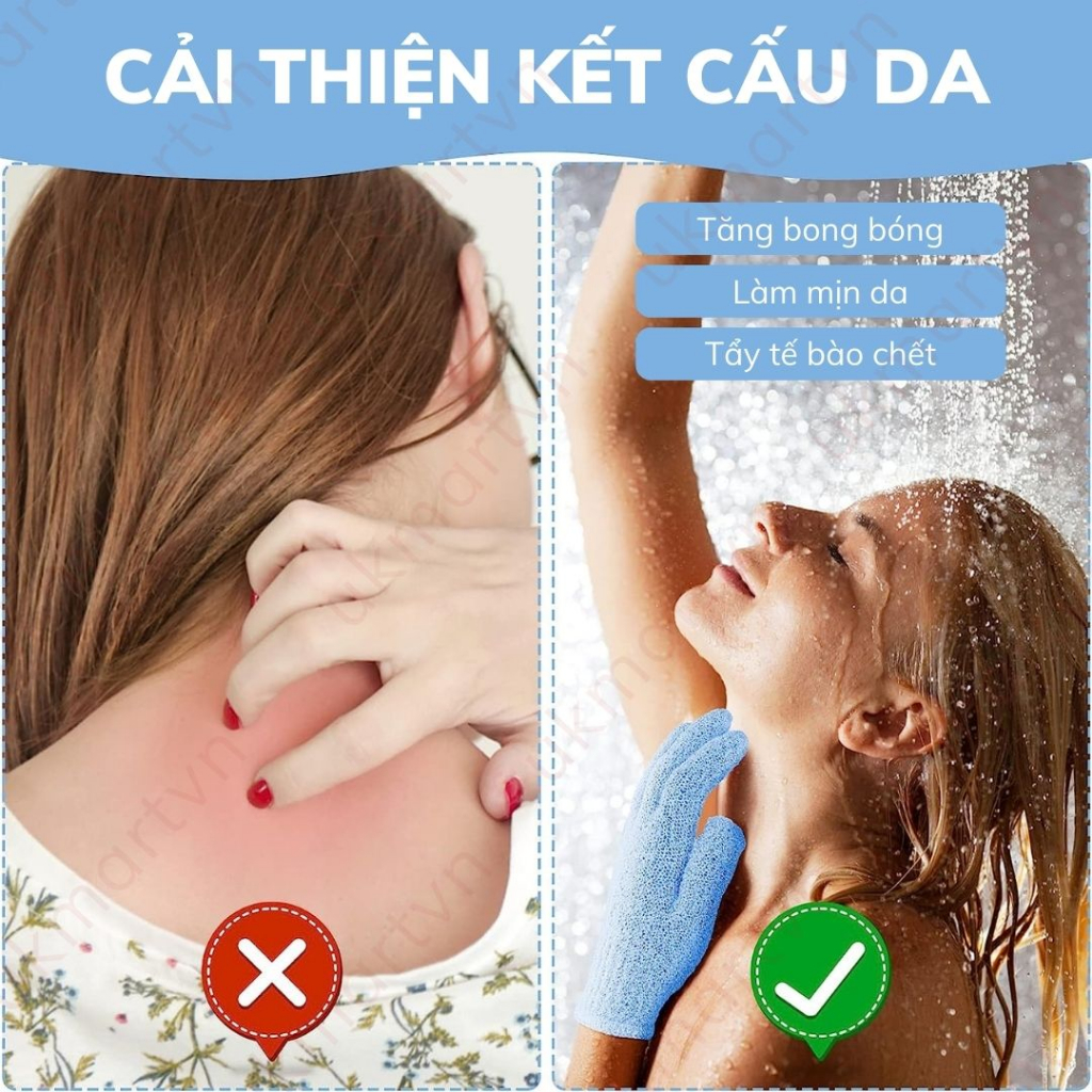 Găng Tay Massage Tẩy Tế Bào Chết Cho Spa Tiện Dụng