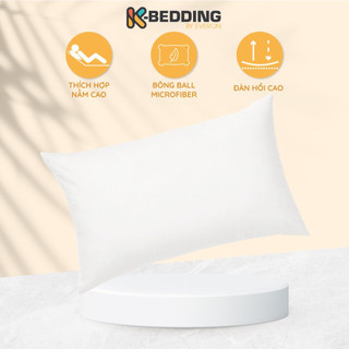 Ruột Gối Nằm K-Bedding by Everon Trắng, Gối nhiều kích thước