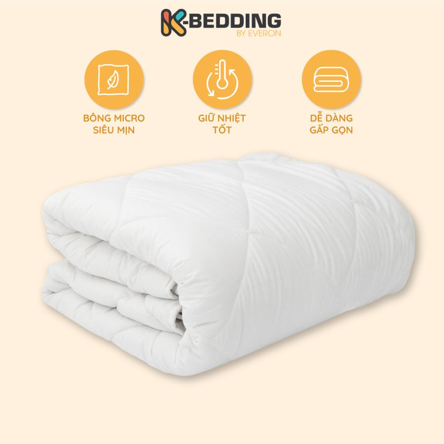 Ruột chăn đông Everon Lite cao cấp mềm mại, giữ nhiệt tốt chuẩn khách sạn