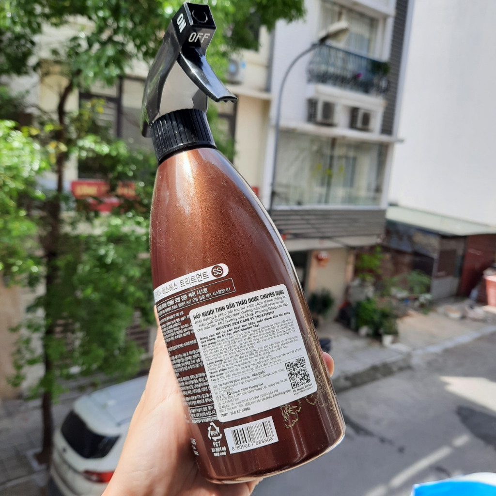 Hấp nguội thảo dược Mugens Zen Care SS Treament Hàn Quốc 500ml | Phục hồi hư tổn, dưỡng tóc mềm mượt chuyên sâu