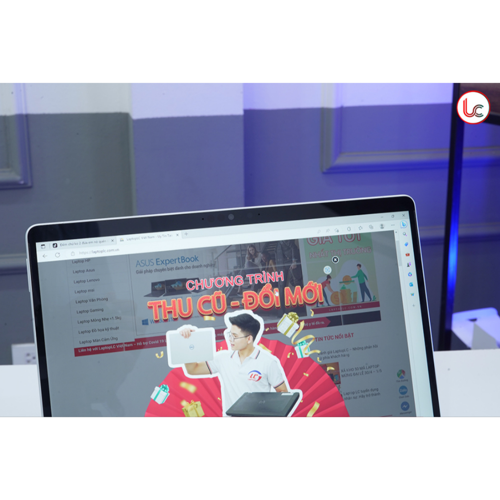 Surface Pro 8, màu Platinum, Tablet Windows số 1 thế giới {Core i5-1135G7, Ram 8G, SSD 128G, VGA Intel Iris Xe, Màn 13)