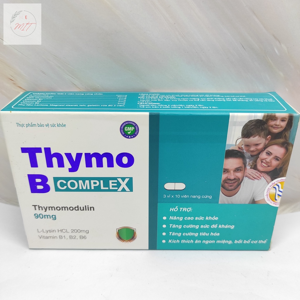 Viên uống Thymo B Complex giúp tăng cường đề kháng