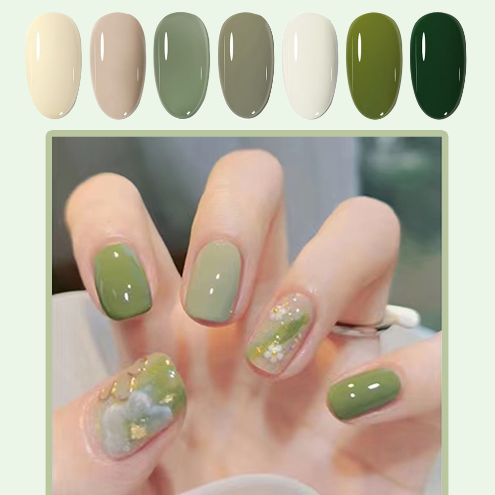 Sơn gel 7.3 ML May gel top base dùng đèn hơ UV&LED Mới 48 màu cổ điển Sơn móng tay , sơn gel mini, sơn nail