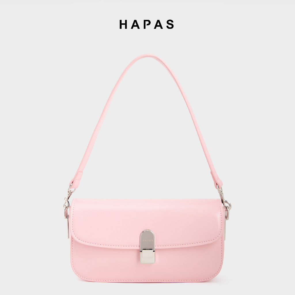Túi Xách Nữ Đeo Vai Khóa Bạc Bấm Sz 23 HAPAS - TDV230511