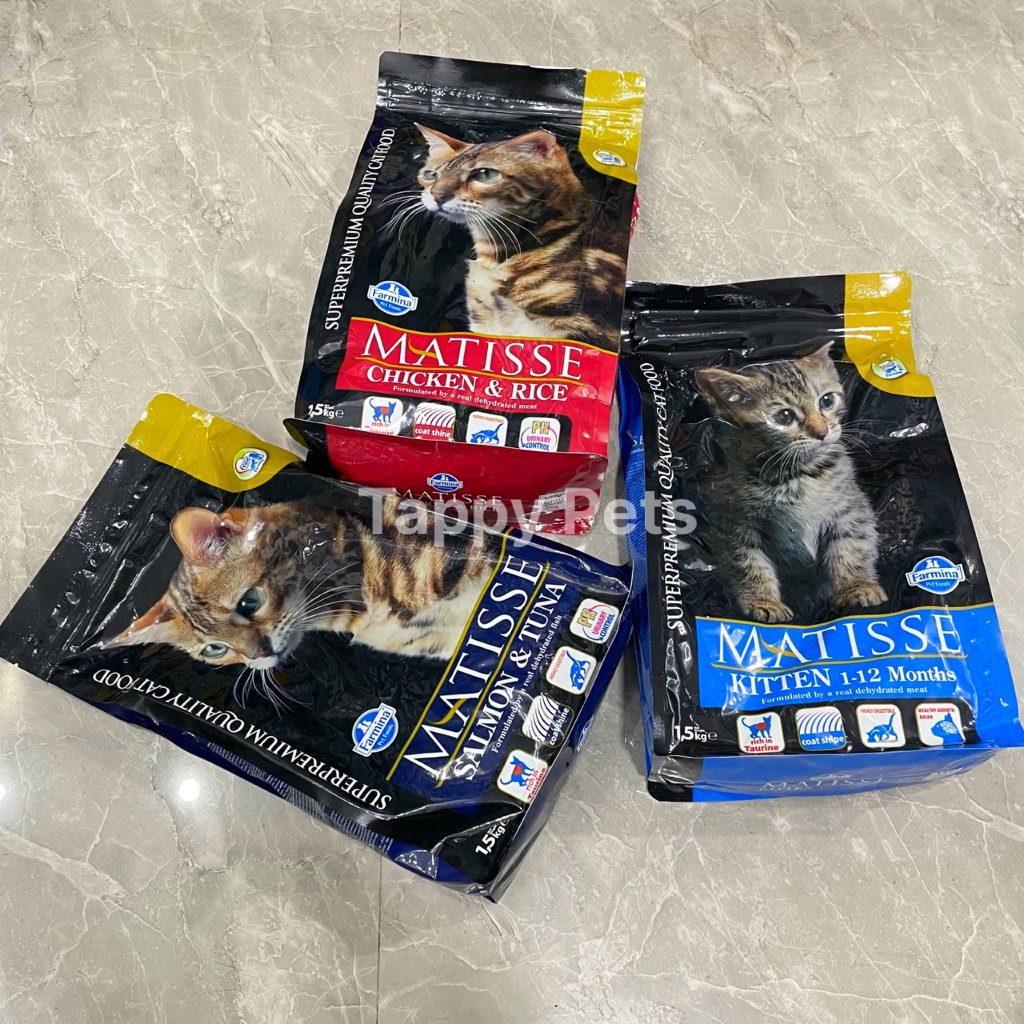 🔥  Hạt MATISSE Cao Cấp Cho Mèo Con Và Mèo Trưởng Thành - Tặng 1 Lon Pate Matisse 3 Vị Thơm Ngon