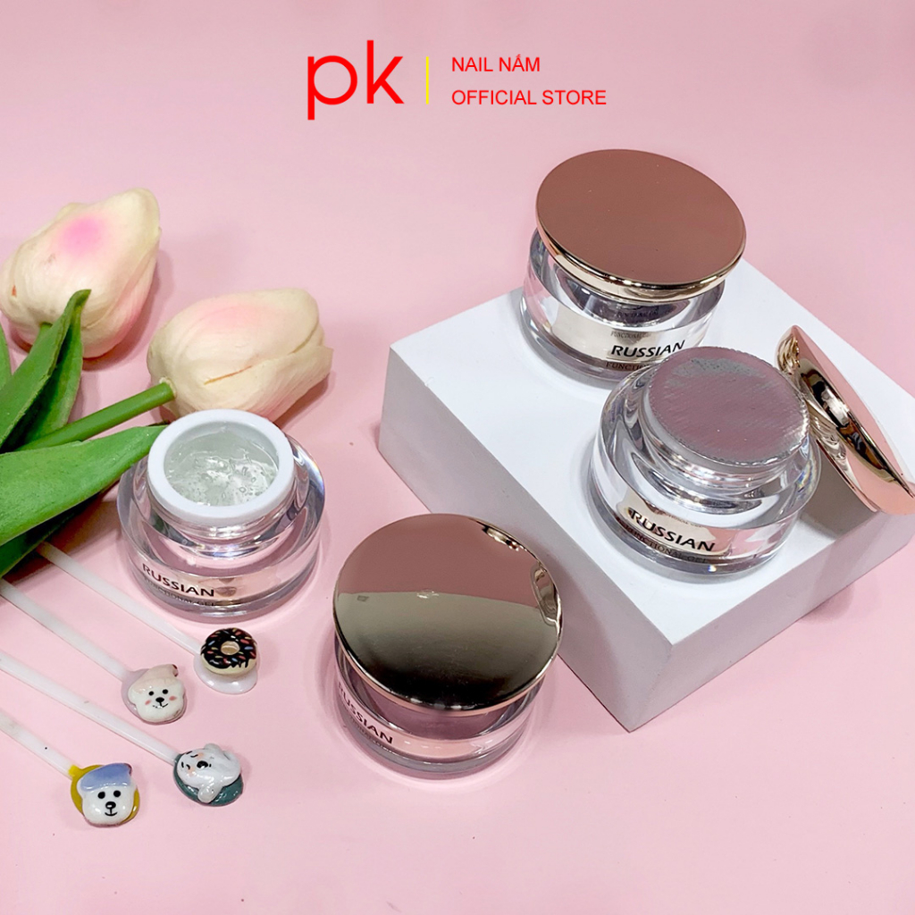 Gel đa năng Russian tạo hình nổi 3D dán móng, đính đá