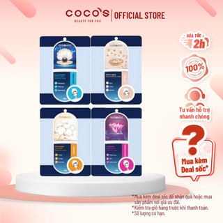 COMBO 4 Mặt Nạ Chăm Sóc Da Toàn Diện Foodaholic Essential Mask [23g x 4] - COLLAGEN, BIRD'S NEST, BLACK PEARL, DIAMOND