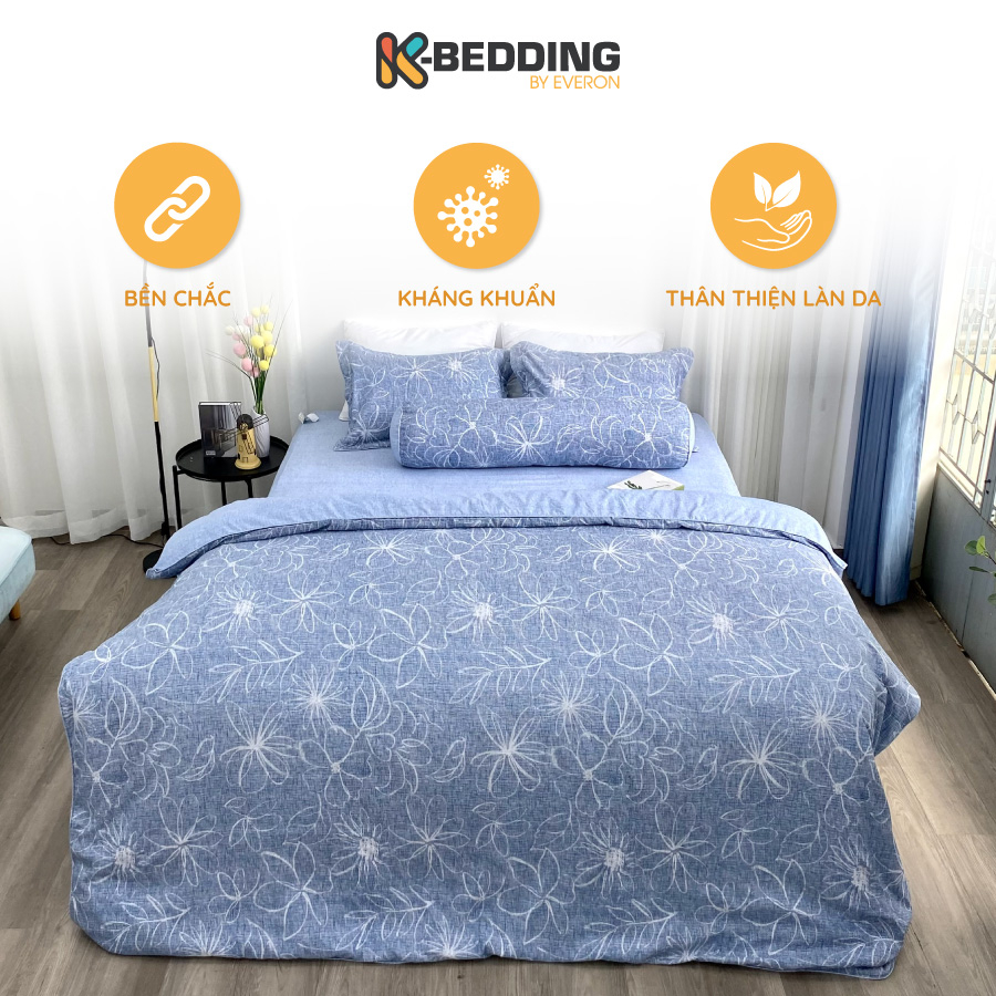 Bộ ga giường chun K-Bedding by Everon KMTP - Chất liệu cao cấp MicroTencel (KHÔNG GỒM CHĂN) collection 1&2