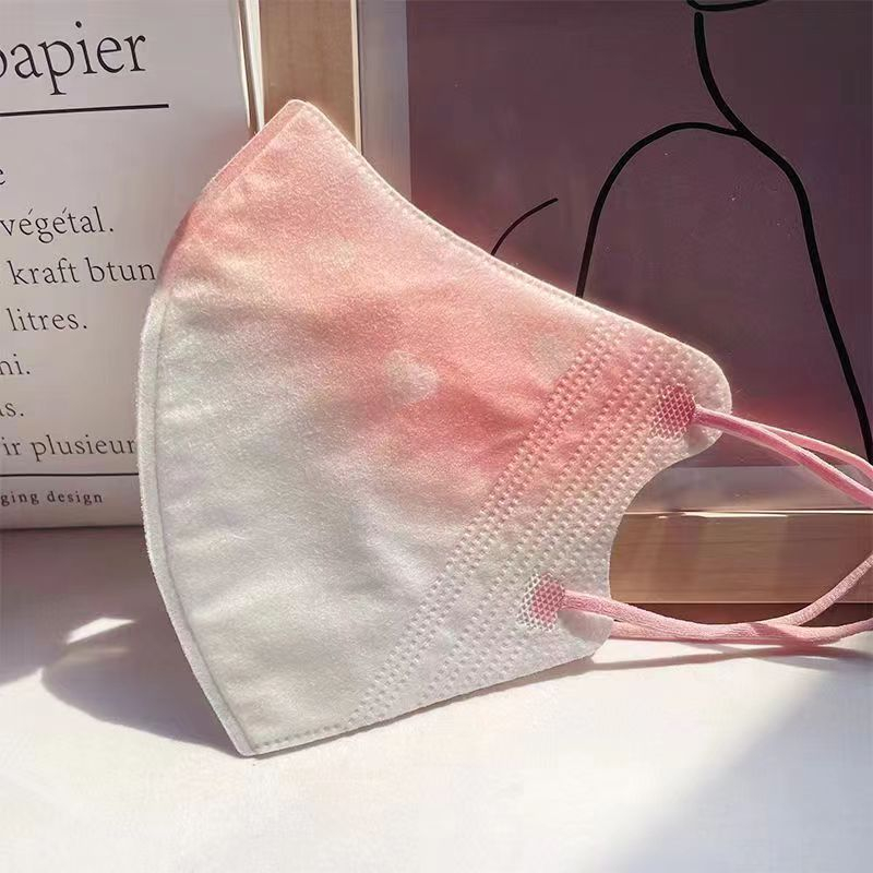 Combo 10 Khẩu Trang Ombre Mix Màu Hồng Tím Xinh Xắn