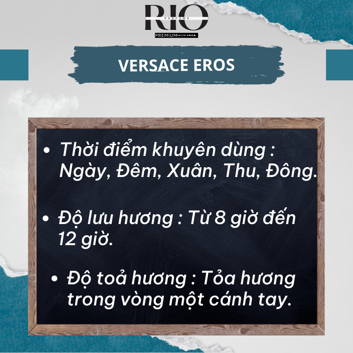 Nước hoa nam Versace Eros EDT chiết 10ml mini chính hãng quyến rũ, sang trọng, cuốn hút - rio.cop