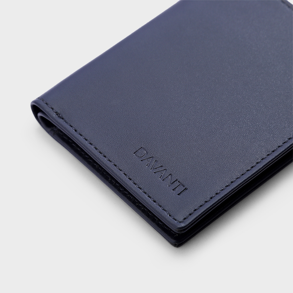 Bóp Ví Nam Da Bò Dáng Đứng 4U Shop Ngăn Chữ S DFB200