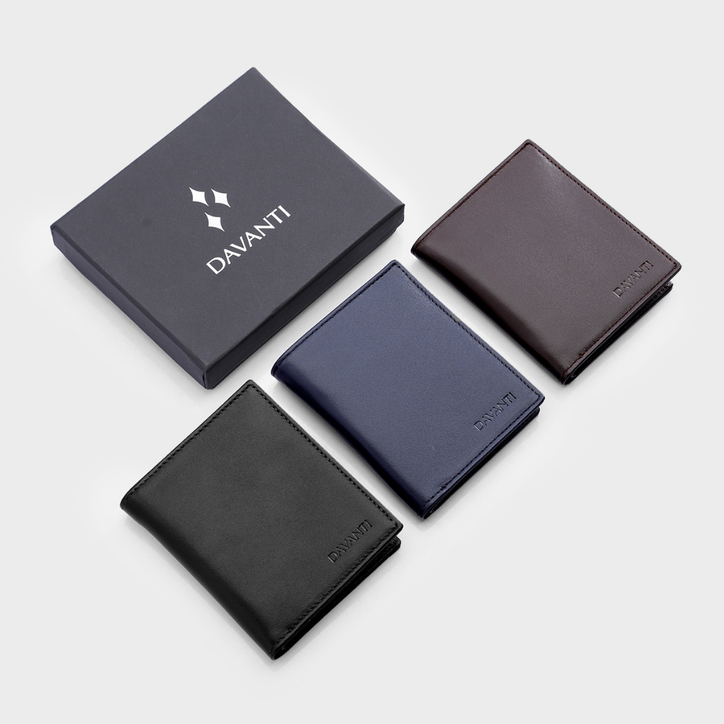 Bóp Ví Nam Da Bò Dáng Đứng 4U Shop Ngăn Chữ S DFB200