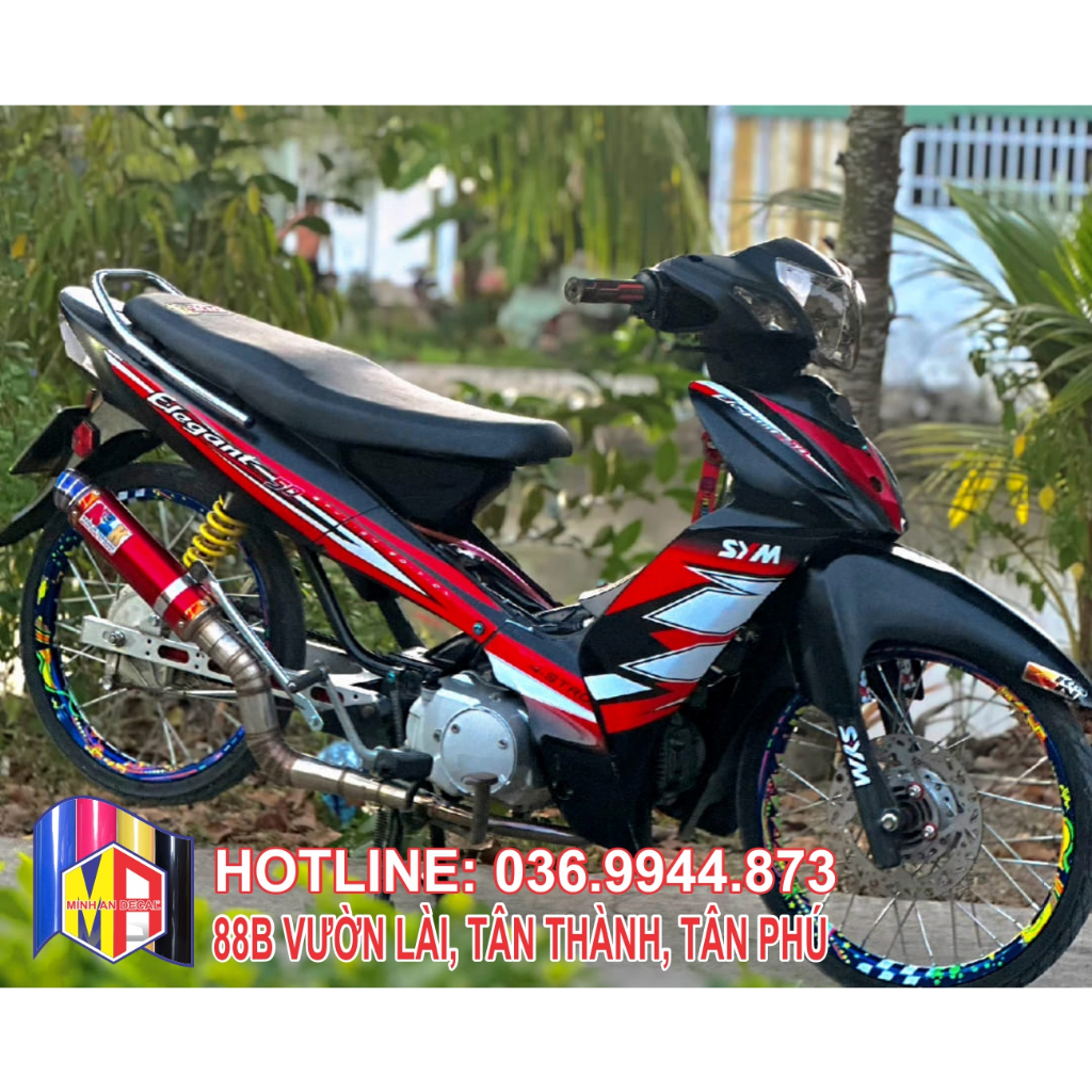 TEM ELEGANT SYM 50 TEM CHỈ