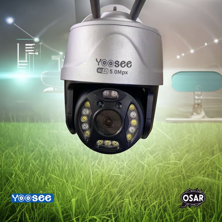 CAMERA PTZ YOOSEE WIFI 5.0 MPX 15 LED, SIÊU SẮC NÉT, XEM ĐÊM FULL MÀU, CHỐNG NƯỚC , ĐÀM THOẠI 2 CHIỀU