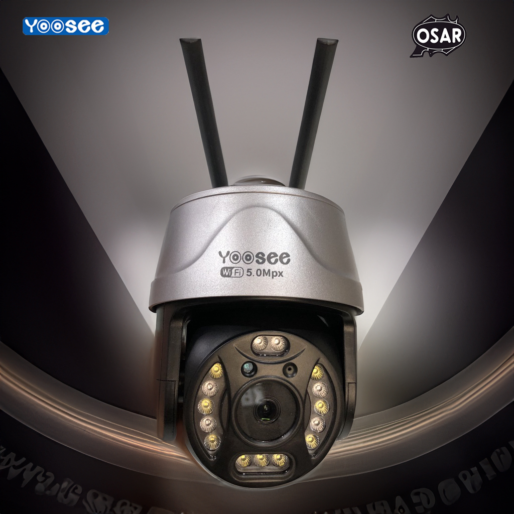CAMERA PTZ YOOSEE WIFI 5.0 MPX 15 LED, SIÊU SẮC NÉT, XEM ĐÊM FULL MÀU, CHỐNG NƯỚC , ĐÀM THOẠI 2 CHIỀU
