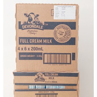 Thùng Devon Úc 24 Hộp Sữa Tươi Nguyên Kem  200ml/hộp date mới