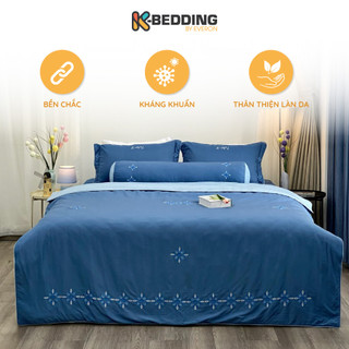 Chăn bốn mùa K-bedding By Everon MicroTencel KMTS Thêu Họa Tiết
