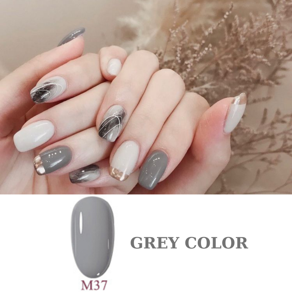 Set sơn May gel 6 màu hiện đại sơn móng tay dùng đèn UV/LED sơn gel mini