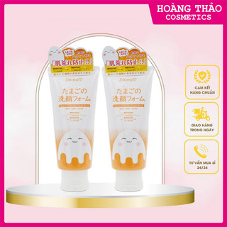 SỮA RỬA MẶT TRỨNG SHINA'S DƯỠNG ẨM TRẮNG DA 120G NHẬT BẢN