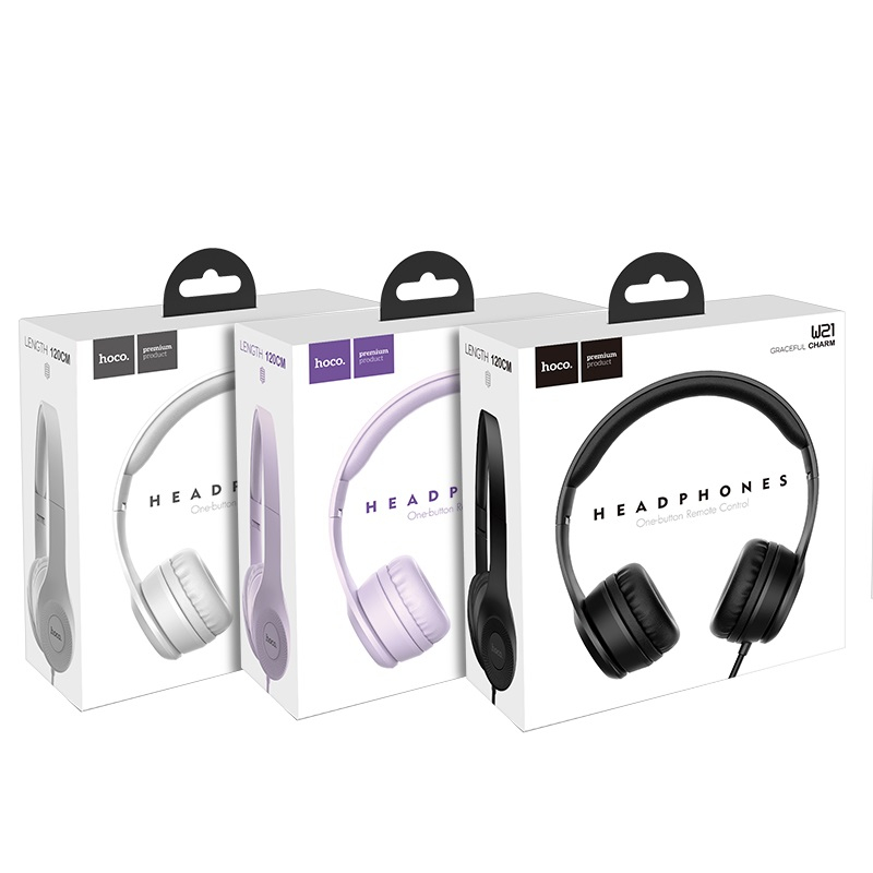 Tai nghe/ Monitor Headphones - Hoco W21 - Màu ngẫu nhiên