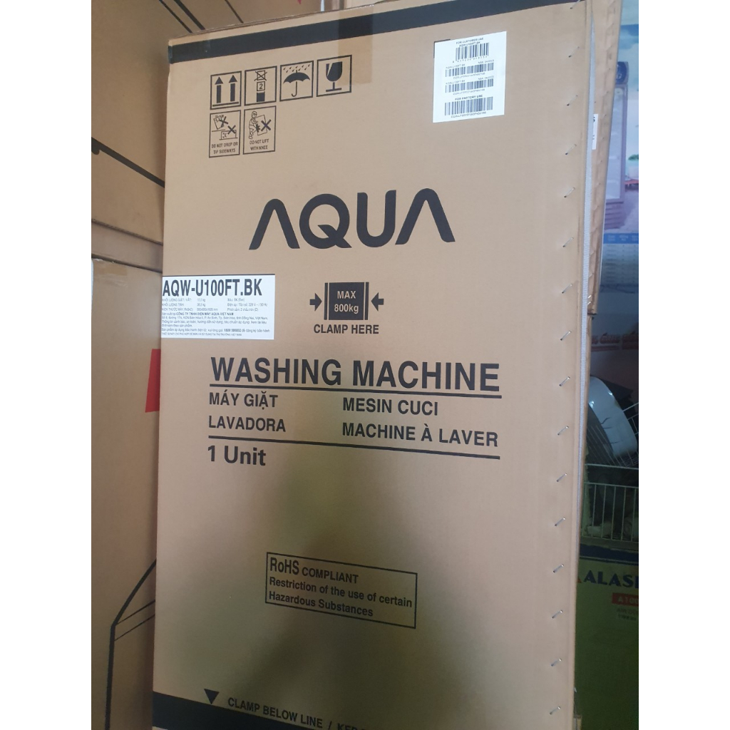 Máy gaiwtj aqua 10kg nguyên thùng bảo hành hãng 24 tháng lh 0968810979 trước khi đặt hàng