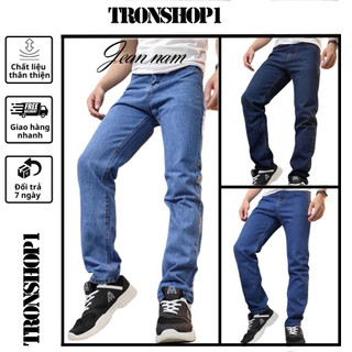 Quần jean nam ống suông Tronshop TS61 3 màu thời trang
