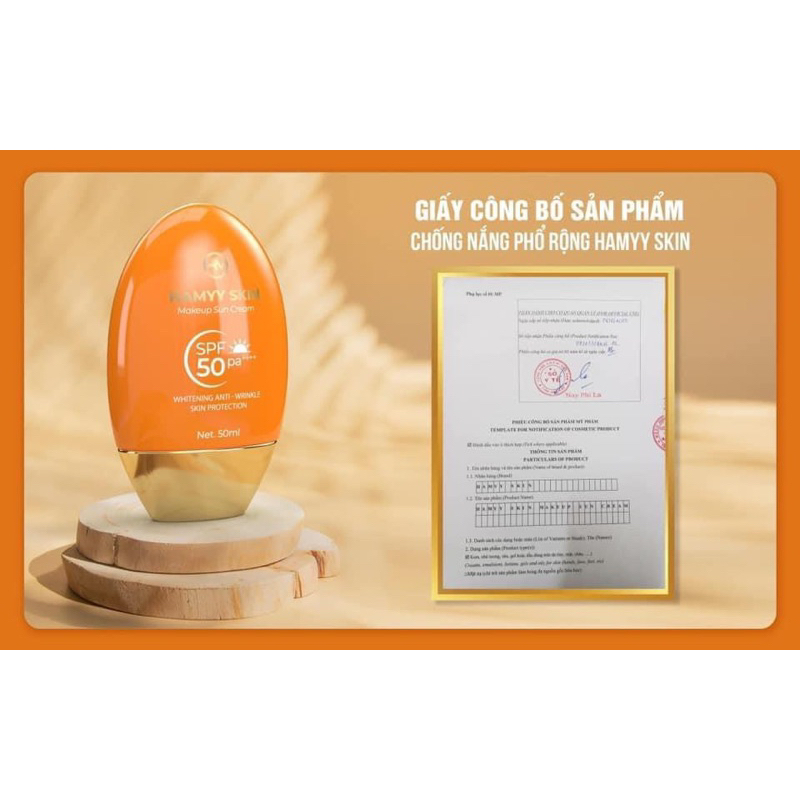 KEM CHỐNG NẮNG HAMYY SKIN