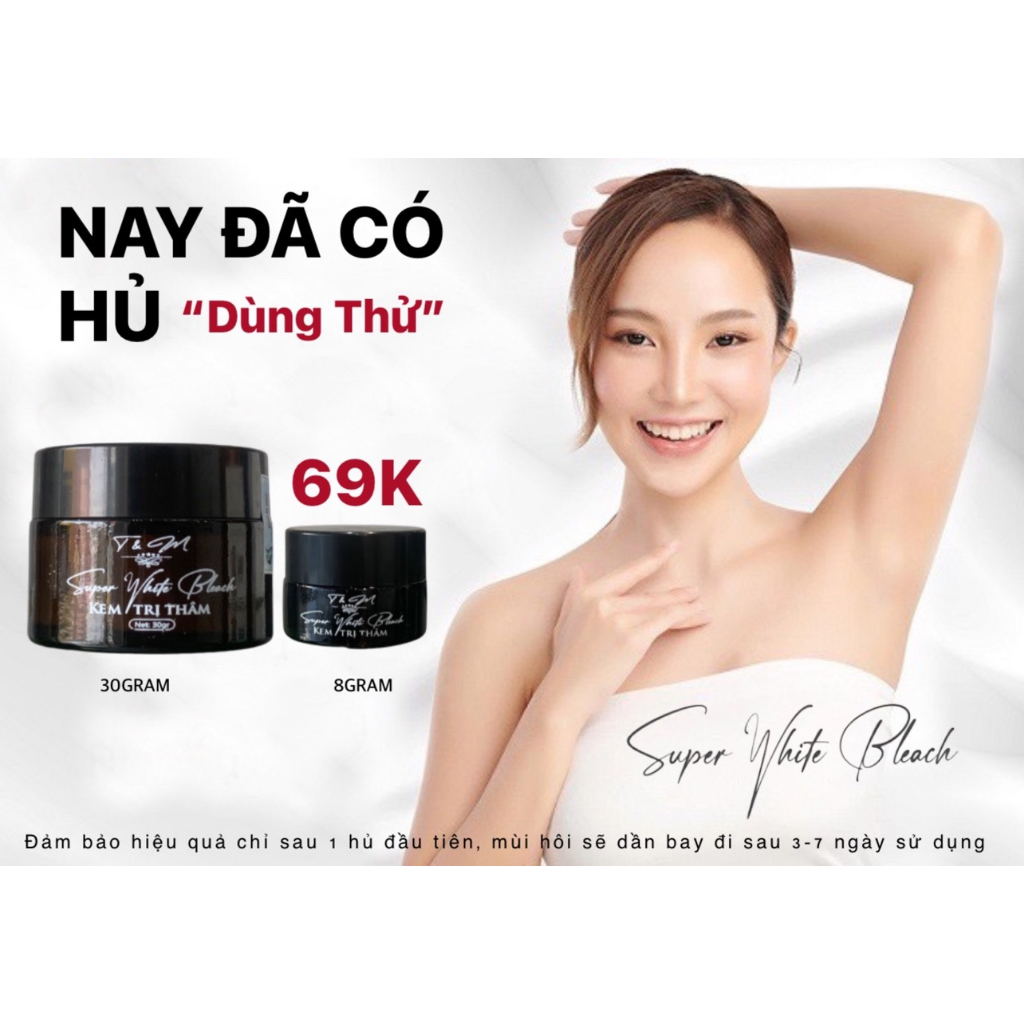 Mẫu Dùng Thử Kem Thâm Super White Bleach