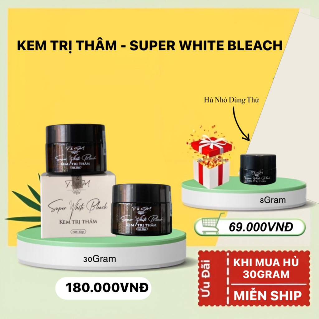 Mẫu Dùng Thử Kem Thâm Super White Bleach