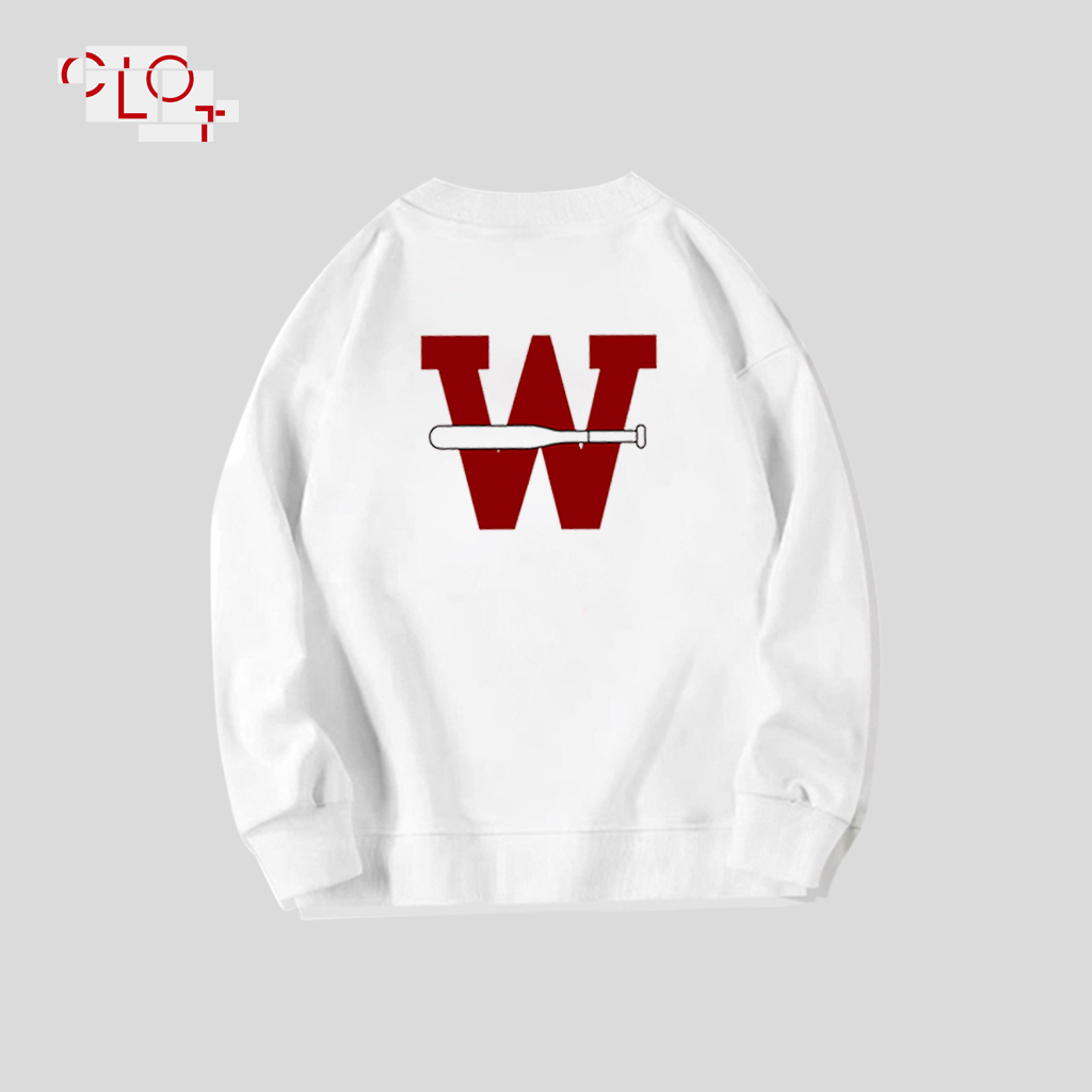 CLOT Áo nỉ dài tay cổ tròn thời trang nữ vintage bigsize sweater local brand áo khoác Cotton