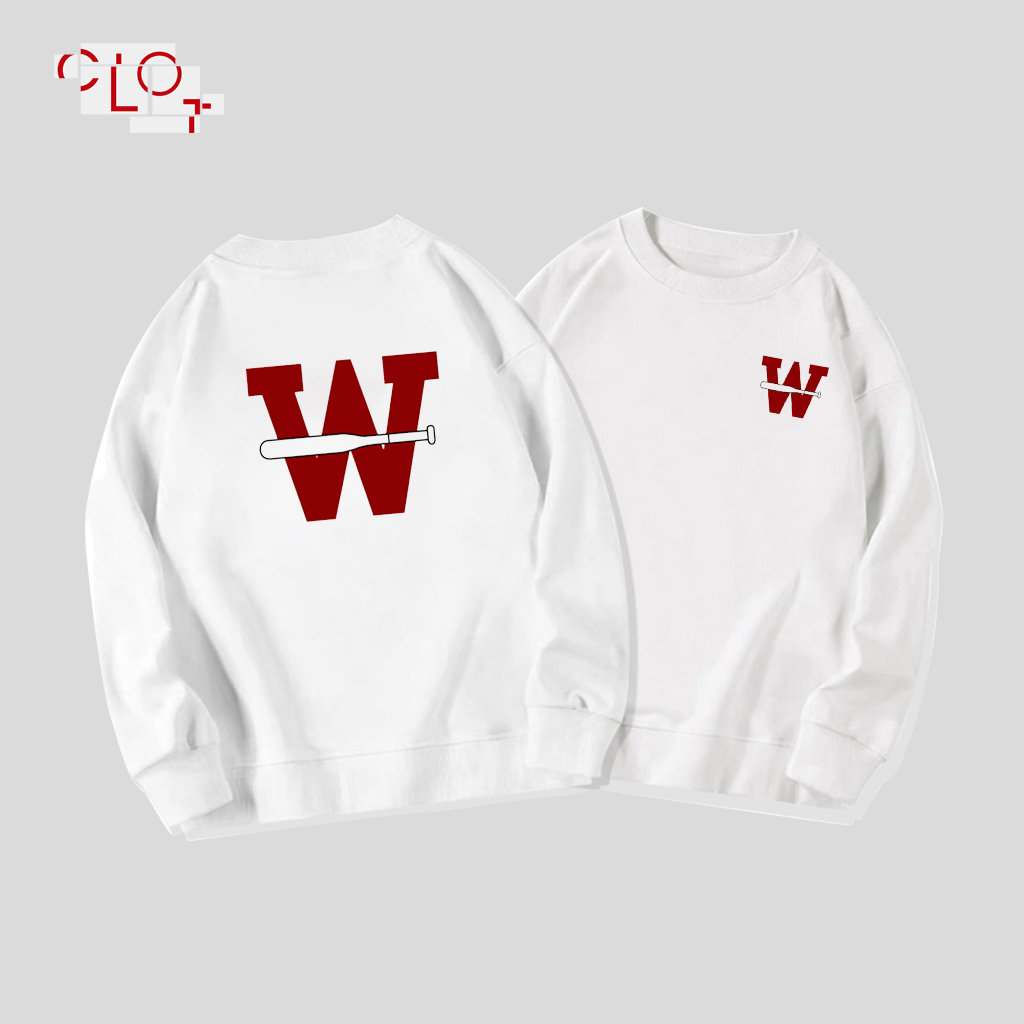 CLOT Áo nỉ dài tay cổ tròn thời trang nữ vintage bigsize sweater local brand áo khoác Cotton