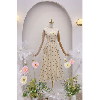 váy maxi tiểu thư