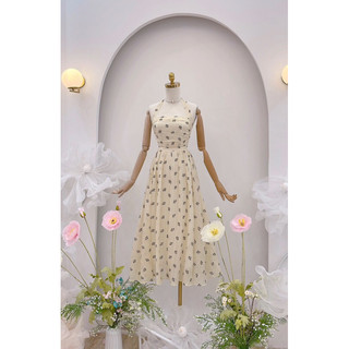 váy maxi tiểu thư