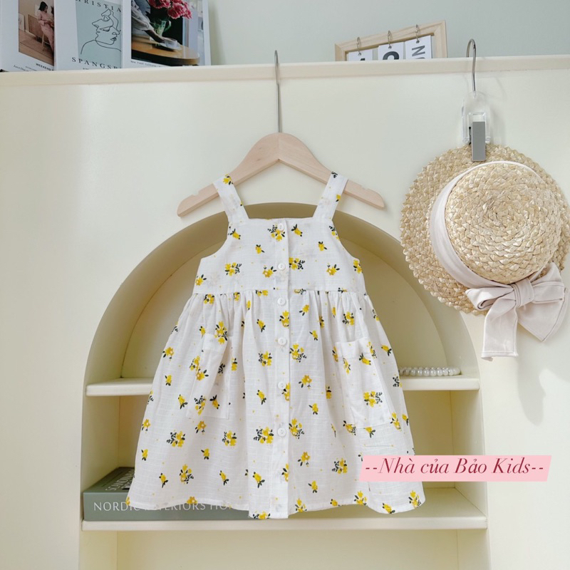 ‼️SALE SỐC‼️VÁY HAI DÂY BÉ GÁI BẢNG MÀU CỰC YÊU, MỀM MÁT, VẢI CỰC ĐẸP