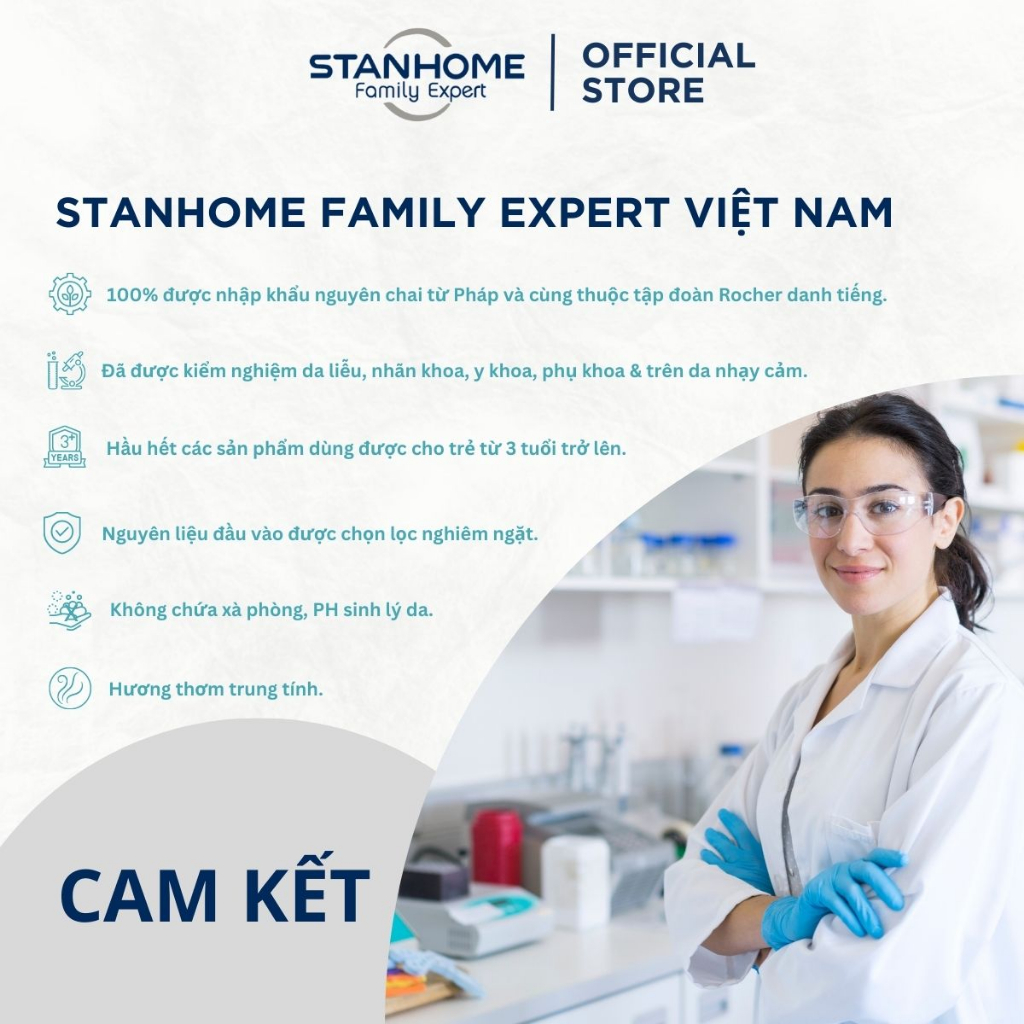 Kem dưỡng da cho da thường, da khô và nhạy cảm Stanhome Family Expert all purpose fluid 390ml- hạn 09/2024