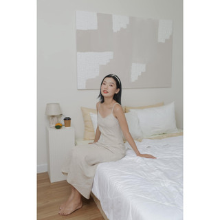 Cỏ Lau - Đầm hai dây thêu tay Cine Dress