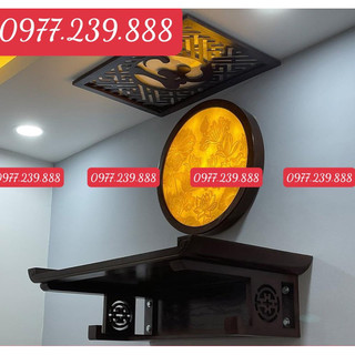 Bộ bàn thờ gỗ sồi full bộ