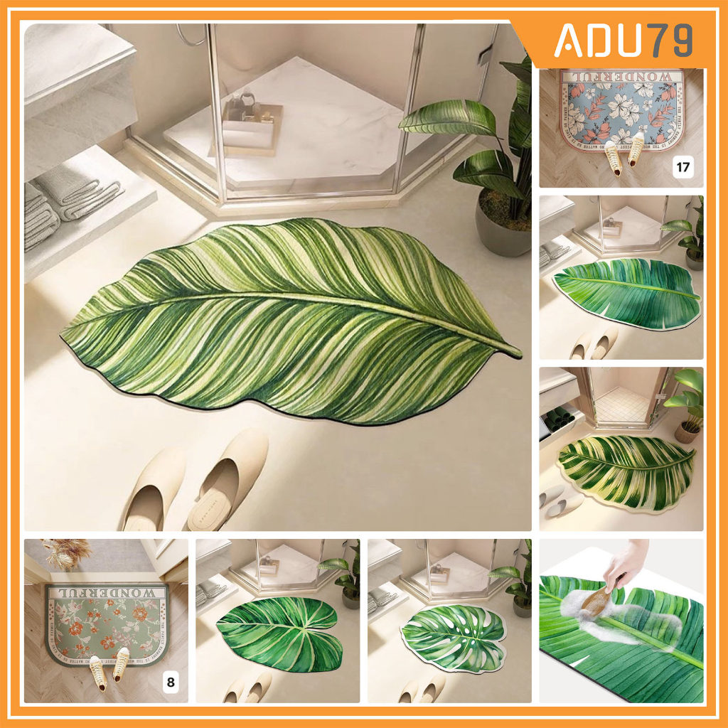 [FREESHIP ❤️]  Thảm Silicon Thấm Hút Nước, Bay Hơi Nước Nhanh Chóng, Không Nấm Mốc, Bề Mặt Chống Trơ